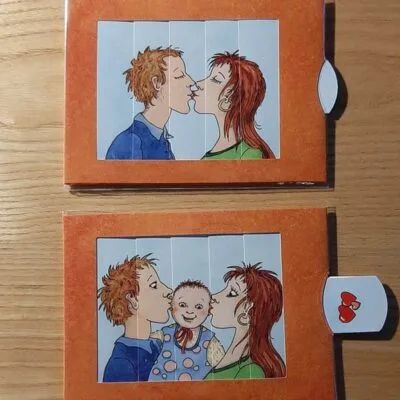 schuifkaart Kus