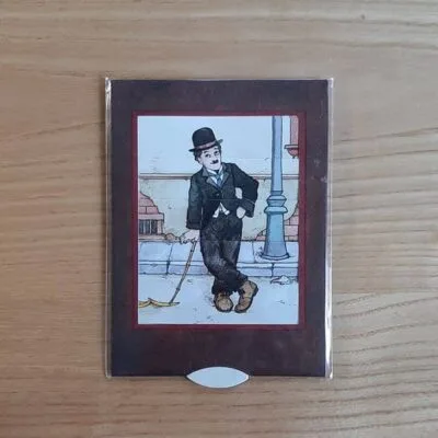 schuifkaart charlie chaplin