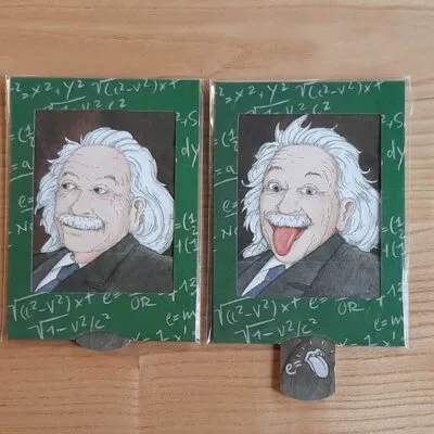 schuifkaart einstein