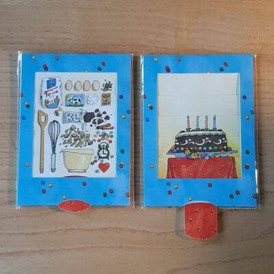 schuifkaart taartingredienten